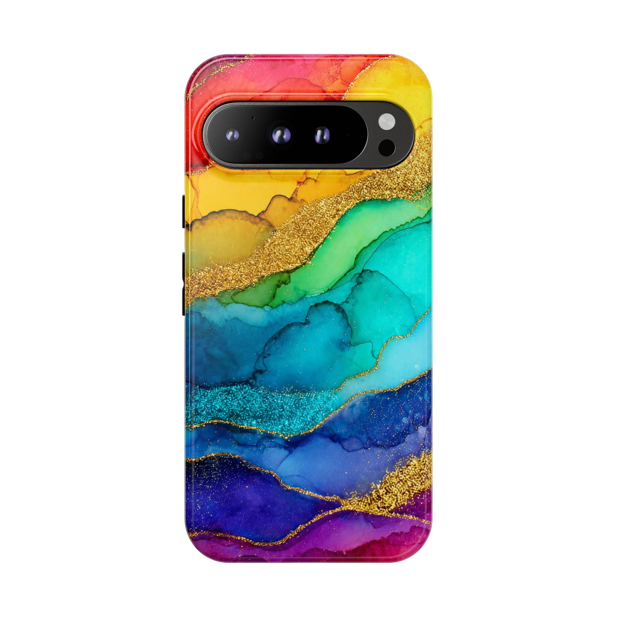 Gold Resin Wave - Phone Case