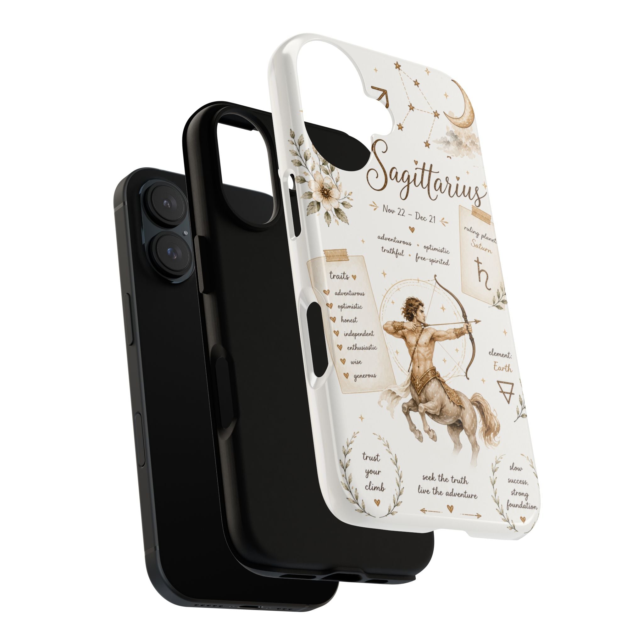 Sagittarius Zodiac Phone Case – Celestial Archer Astrology Design