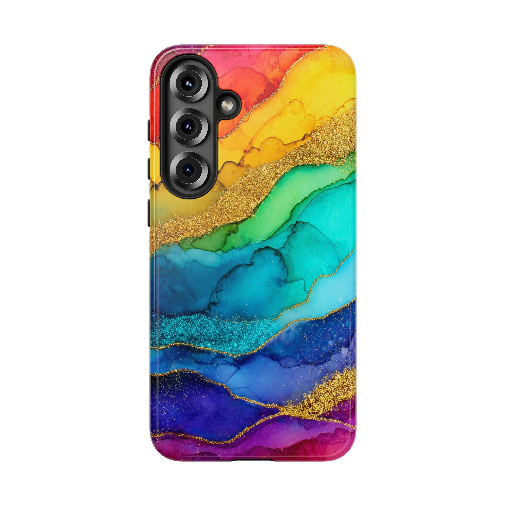 Gold Resin Wave - Phone Case