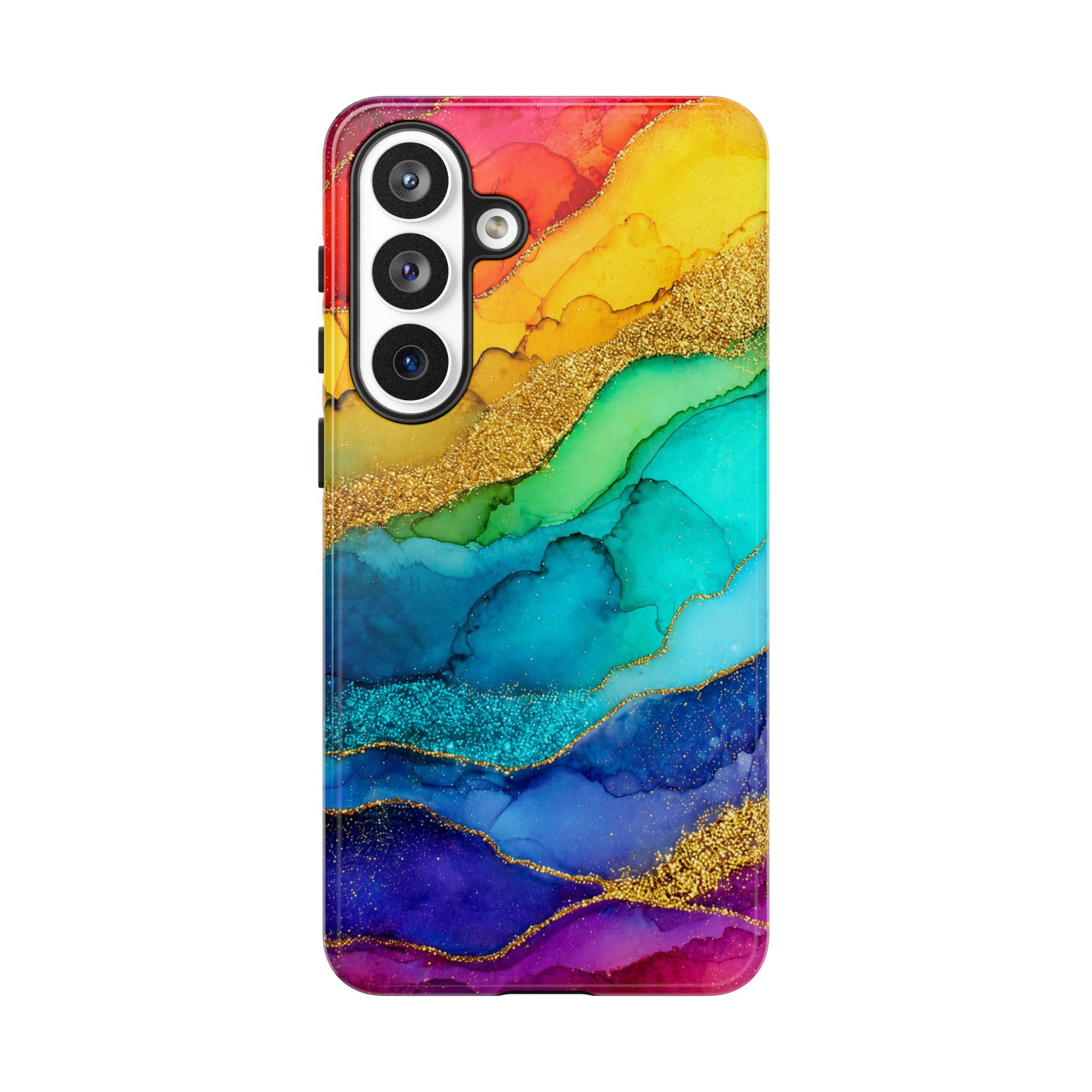 Gold Resin Wave - Phone Case