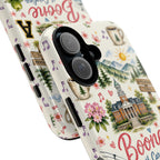 Boone North Carolina Illustrated Phone Case — Mountain Town Souvenir Design