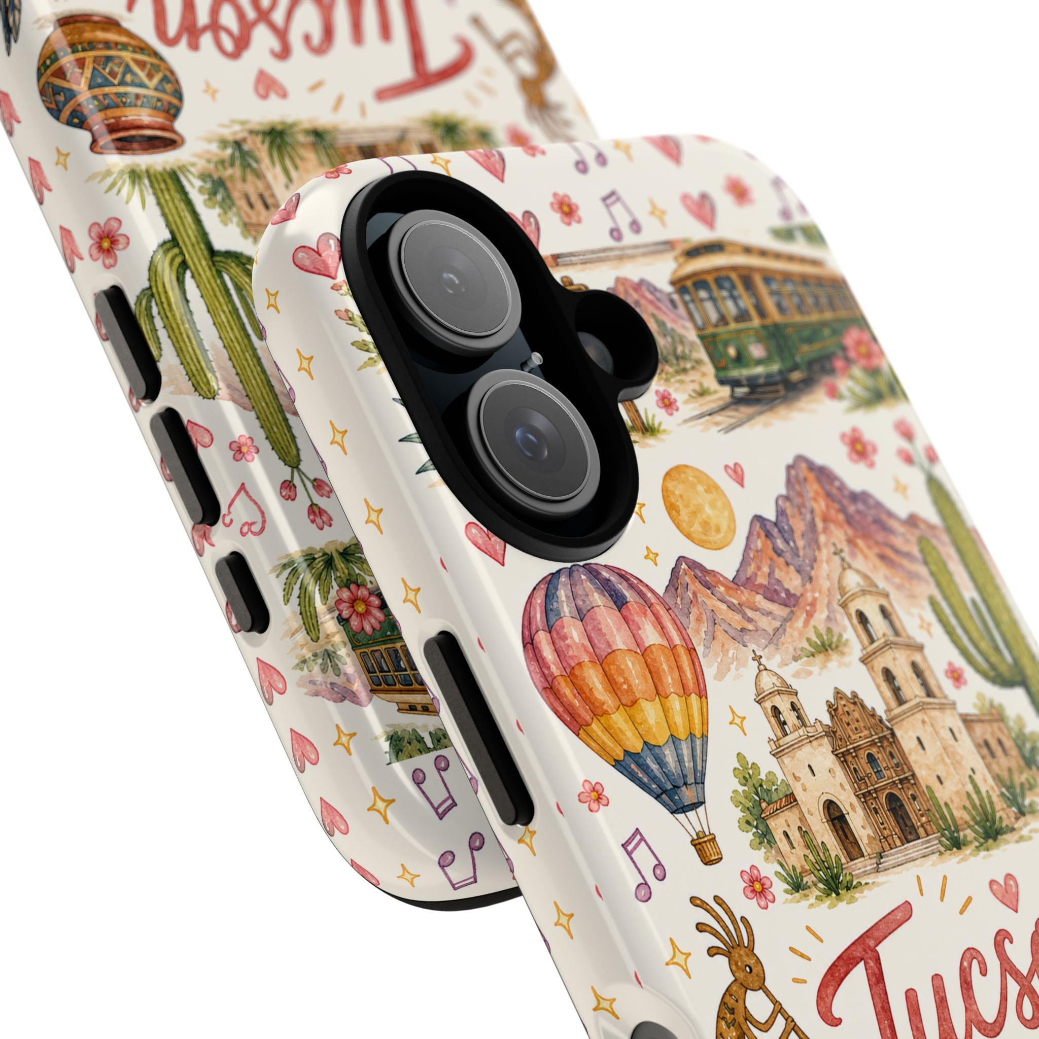 Tucson Arizona Illustrated Phone Case — Southwestern Travel Phone Cover