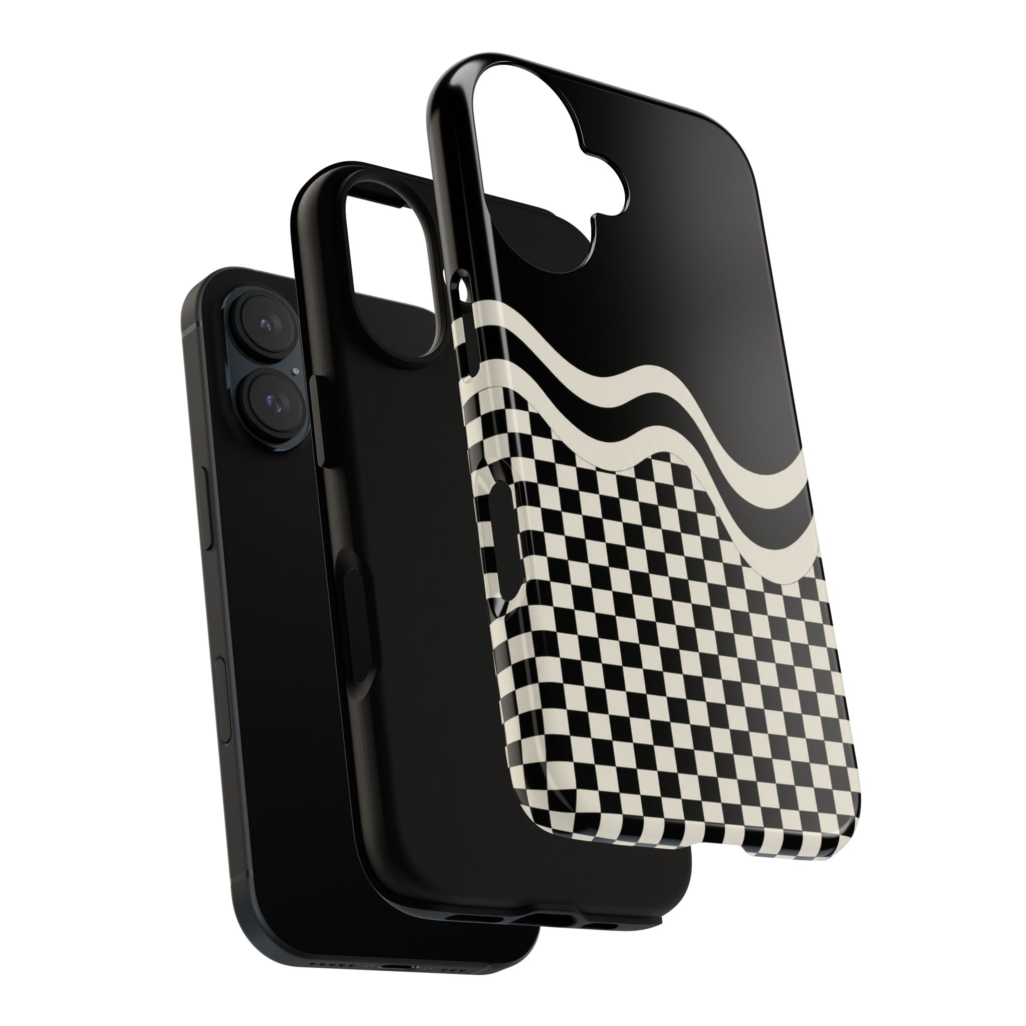 Monochrome Flow - Phone Case