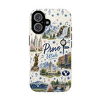 Provo Utah Illustrated Phone Case — Tough Protective Cityscape Design
