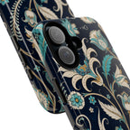 Floral Paisley Tough Case — Teal & Cream Vintage Phone Cover