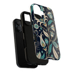 Floral Paisley Tough Case — Teal & Cream Vintage Phone Cover
