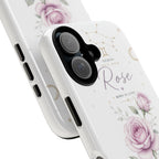 Gemini Zodiac Phone Case — Personalized Rose Constellation Tough Case