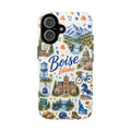 Boise, Idaho Illustrated Phone Case - Scenic City Landmark Tough Case