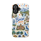 Boise, Idaho Illustrated Phone Case - Scenic City Landmark Tough Case
