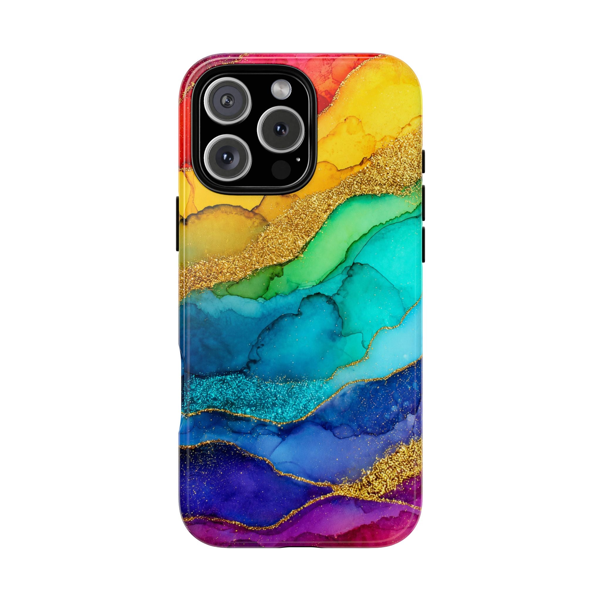 Gold Resin Wave - Phone Case