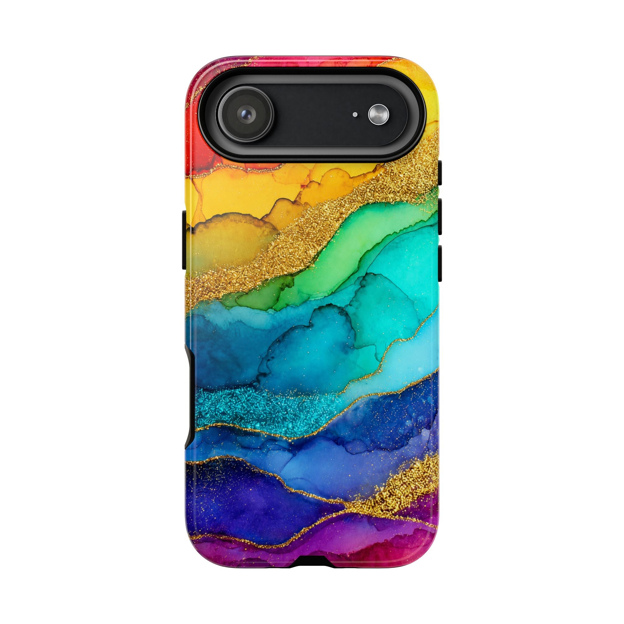 Gold Resin Wave - Phone Case