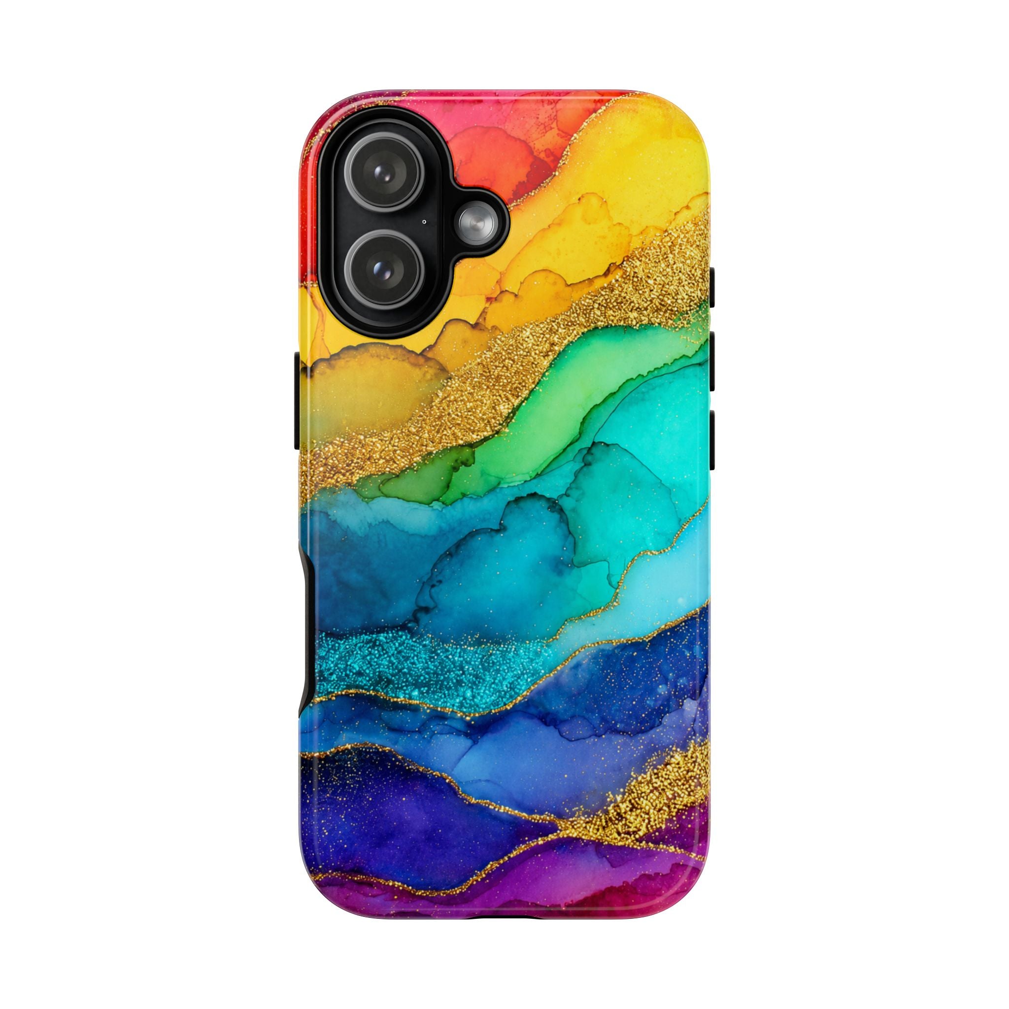 Gold Resin Wave - Phone Case