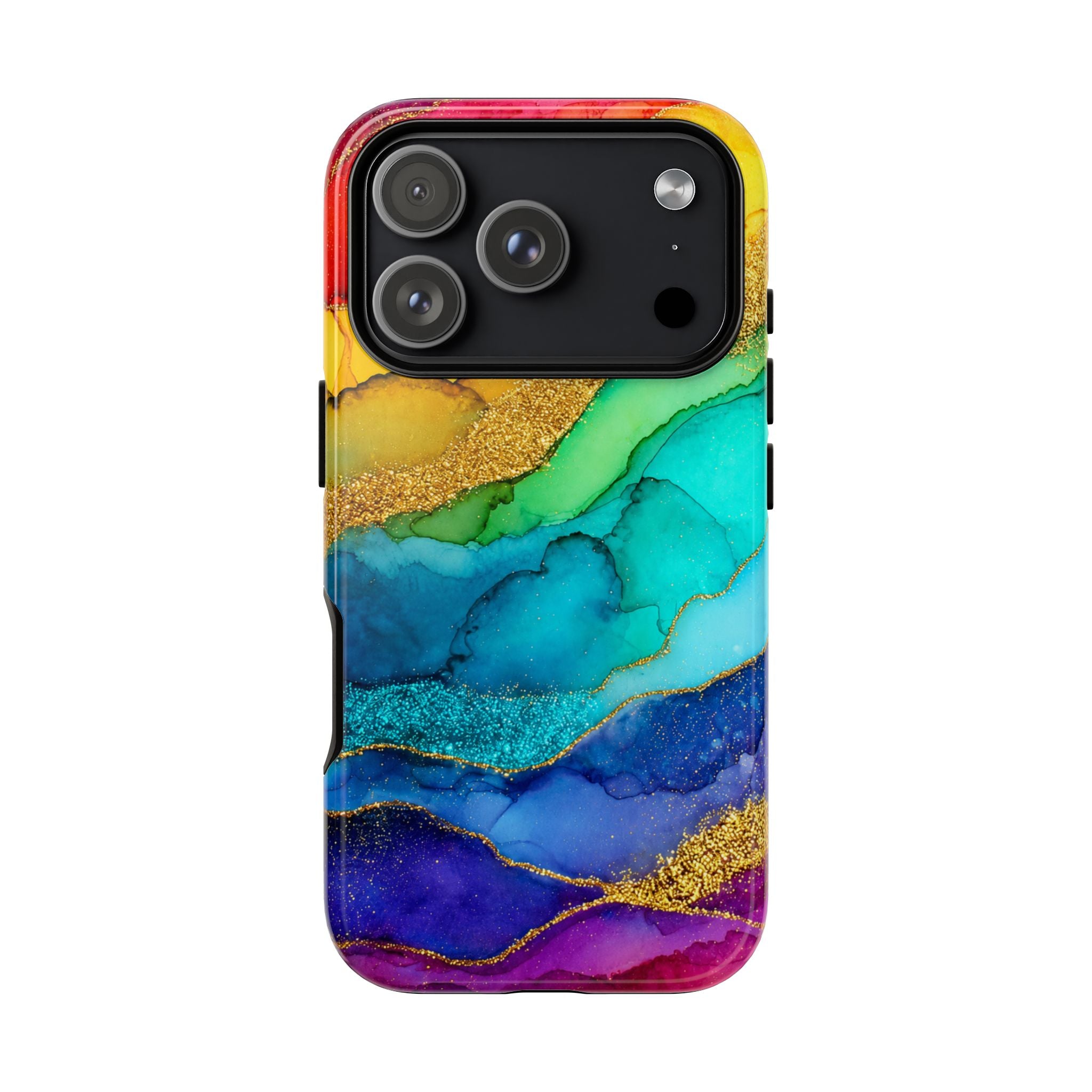 Gold Resin Wave - Phone Case